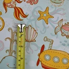 french terry cotton lycra digital printing knit fabric CT095