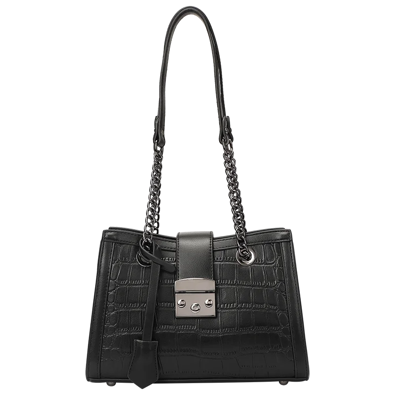 Alligator women hand bags Female Luxury Design Totes Lady Handbags Latest Purse, Black, white
Alligator women hand bags Female Luxury Design Totes Lady Handbags Latest Purse, Black, white