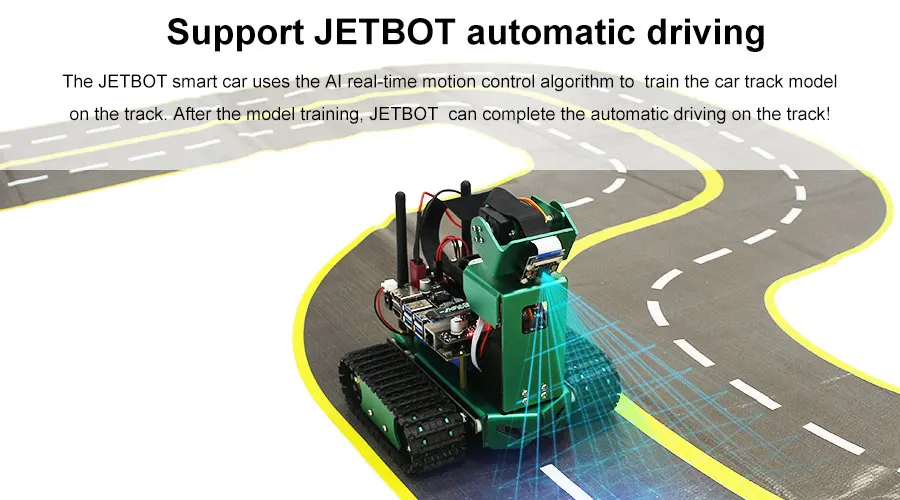 yahboom 自动驾驶地图 jetbot ai 机器人练车视觉跟踪巡线