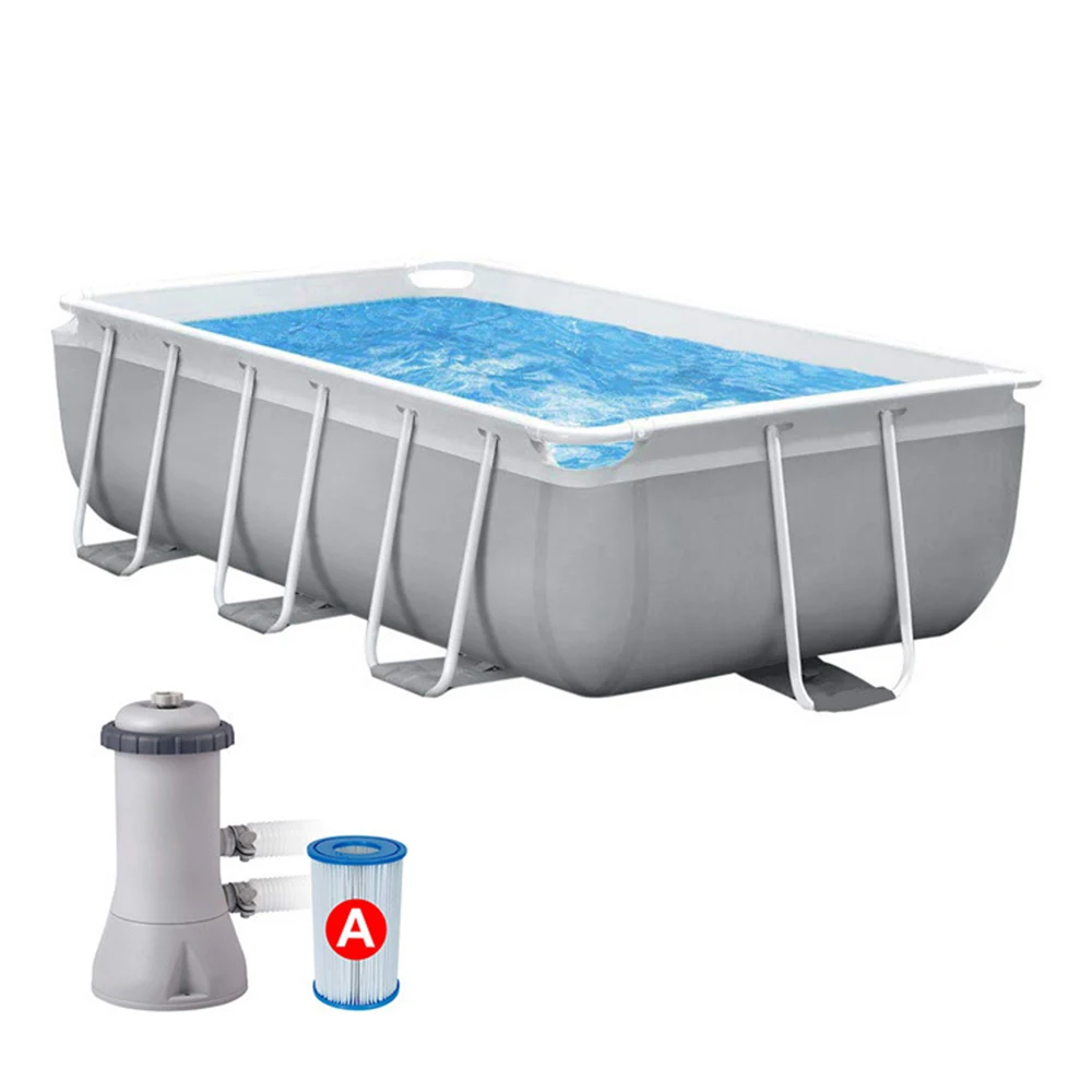 FunFishing PVC rectangle white garden swimming pool easy to Assemble pool for home
FunFishing PVC rectangle white garden swimming pool easy to Assemble pool for home