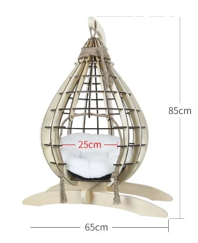 Pet supplies2021 High-end cat bed New 2021 Nanjing Hansi production solid wood cat house hanging basket cat bed
Pet supplies2021 High-end cat bed New 2021 Nanjing Hansi production solid wood cat house hanging basket cat bed