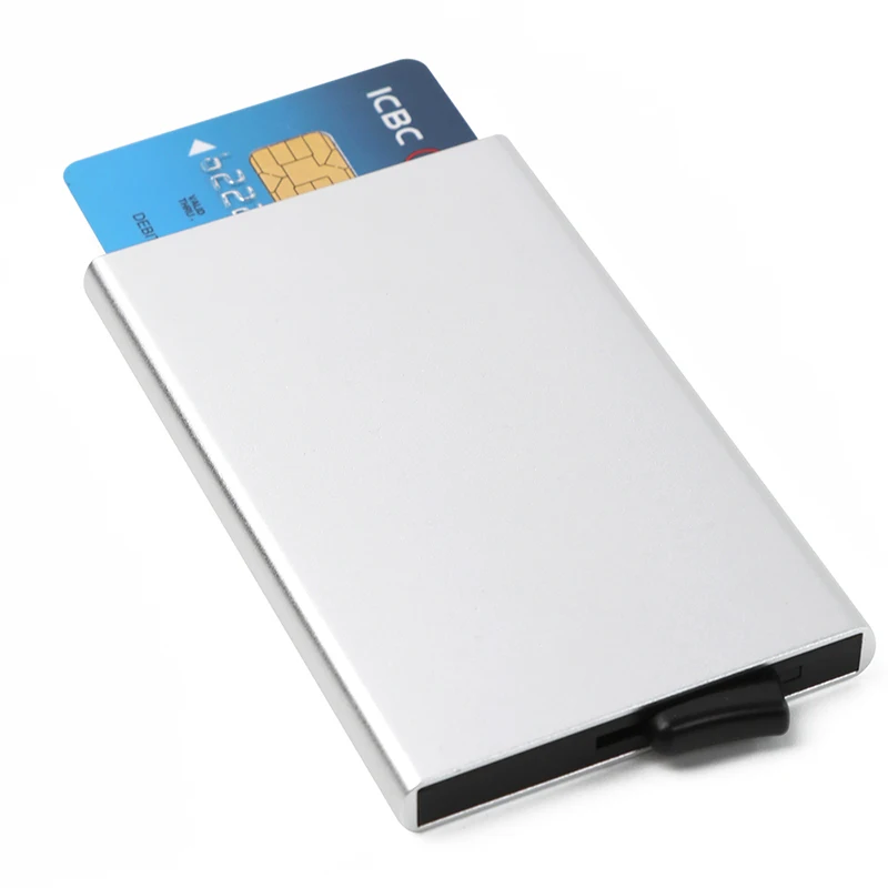 Metallic Custom Shape Diy Logo Automatic Rfid Credit Leather Business Card Wallet Case Holder, Blue/red/gold/rose gold/gray/black/brown/silver
Metallic Custom Shape Diy Logo Automatic Rfid Credit Leather Business Card Wallet Case Holder, Blue/red/gold/rose gold/gray/black/brown/silver