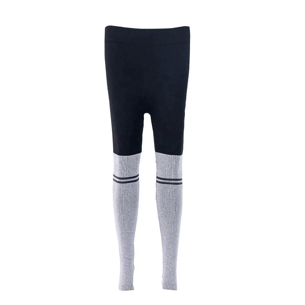 Women's girls cotton seamless knitted winter legging pant with sublimation print stripes
Women's girls cotton seamless knitted winter legging pant with sublimation print stripes