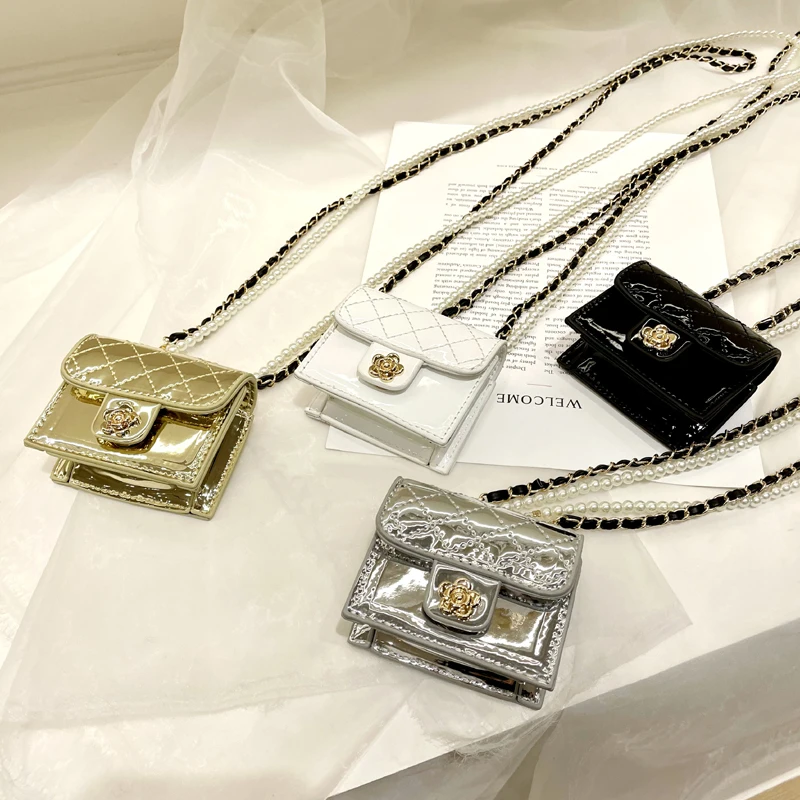 Summer Wholesale Ladies Leather Mini Handbag Fashion Chain Crossbody Bag Woman Handbags Ladies Pearl Handbag, As picture
Summer Wholesale Ladies Leather Mini Handbag Fashion Chain Crossbody Bag Woman Handbags Ladies Pearl Handbag, As picture