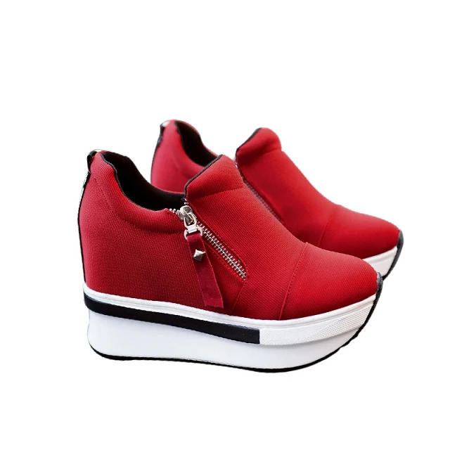 2020 New Arrival Good Quality Platform Women's Shoes High Top Casual High-top Zipper Canvas Student Shoes, Red
2020 New Arrival Good Quality Platform Women's Shoes High Top Casual High-top Zipper Canvas Student Shoes, Red