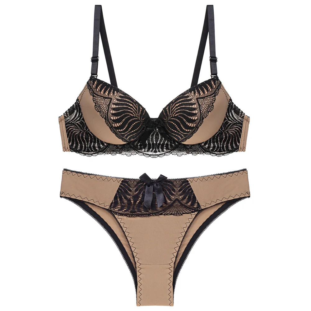 B C Cup Women Bra Set Intimates Lace Thongs Underwear Set Solid Sexy Bra And Panty Sets
B C Cup Women Bra Set Intimates Lace Thongs Underwear Set Solid Sexy Bra And Panty Sets