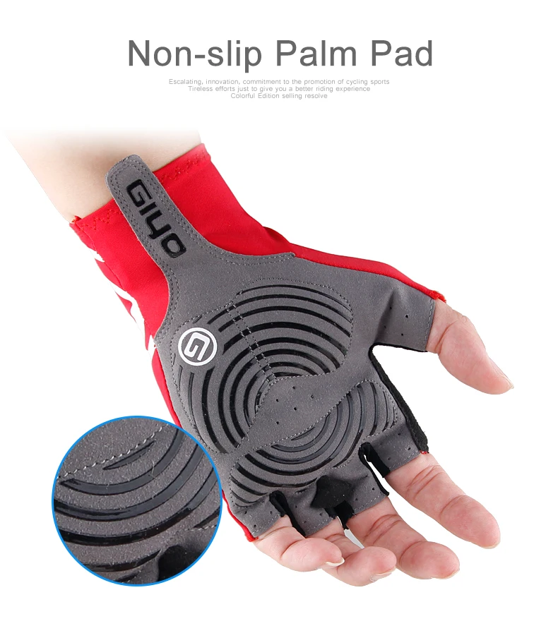 Hand Gloves For Cycling Half Finger Gel Wholesale Bike Racing Gloves For Riding