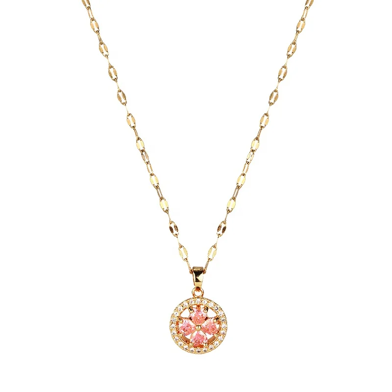 Classic Fashion Jewelry Set Stainless Steel 18K Gold Plated Lucky Clover Zircon Pendant Women Luxury Statement Necklace Bracelet
Classic Fashion Jewelry Set Stainless Steel 18K Gold Plated Lucky Clover Zircon Pendant Women Luxury Statement Necklace Bracelet