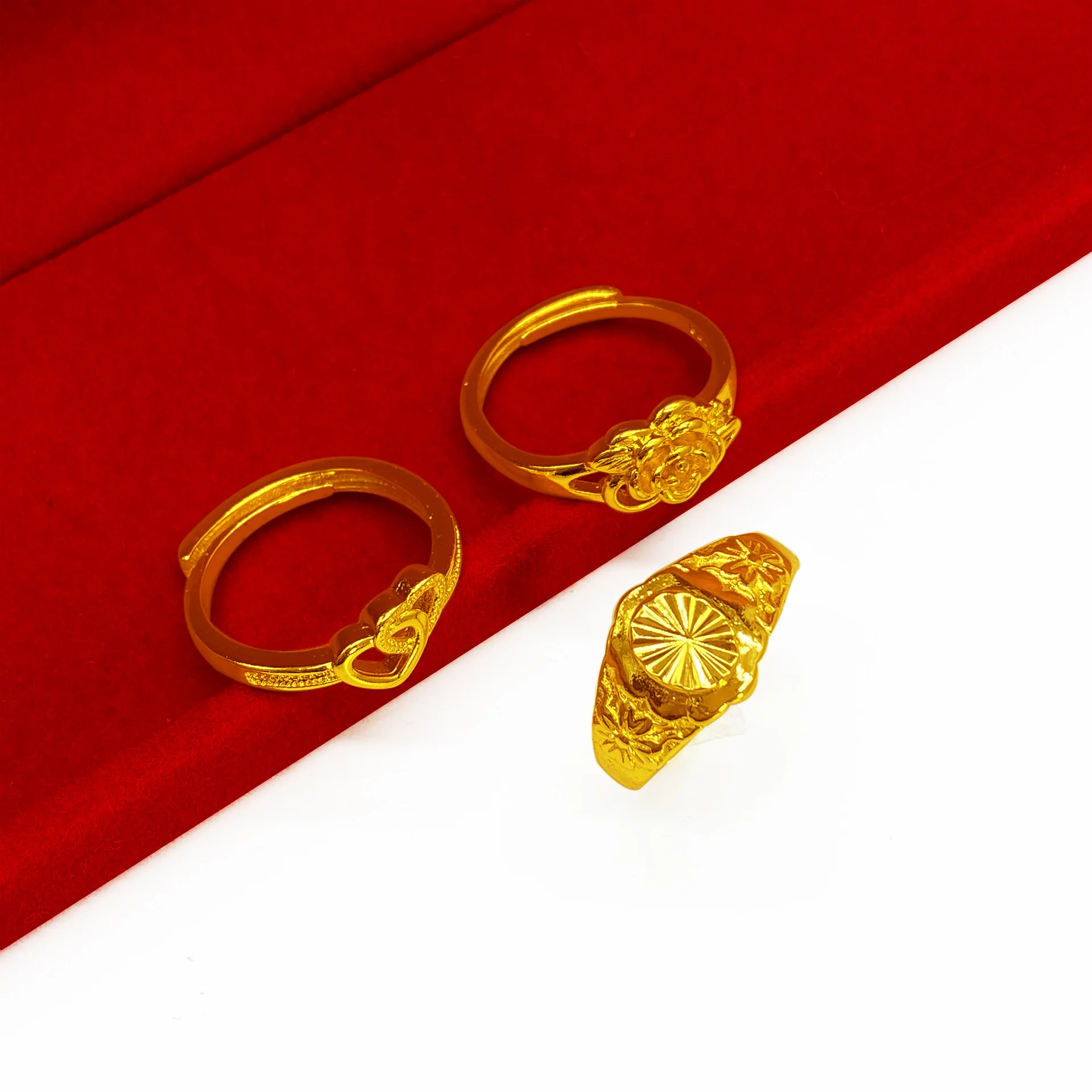 Dropshipping Women's 14k Gold Ring Thickened Yellow Gold Heart Ring Sunflower Design Ring for Wedding Engagement Jewelry Gifts
Dropshipping Women's 14k Gold Ring Thickened Yellow Gold Heart Ring Sunflower Design Ring for Wedding Engagement Jewelry Gifts