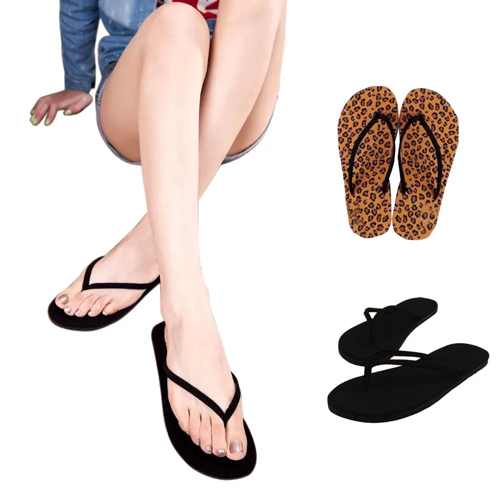 25# Women Summer Female Flat Flip Flops Fashion Indoor Outdoor Black Leopard Women's Shoes Slippers
25# Women Summer Female Flat Flip Flops Fashion Indoor Outdoor Black Leopard Women's Shoes Slippers