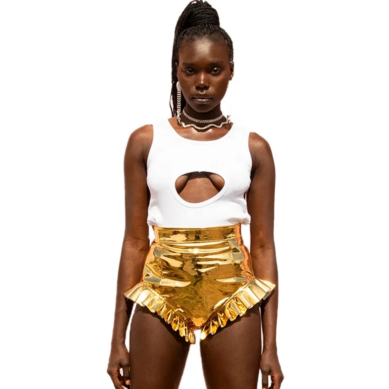 MT120-256 2021 Sexy Girls Shiny V Shaped Ruffles PU Leather Shorts High Waist Reflective Short Pants
MT120-256 2021 Sexy Girls Shiny V Shaped Ruffles PU Leather Shorts High Waist Reflective Short Pants