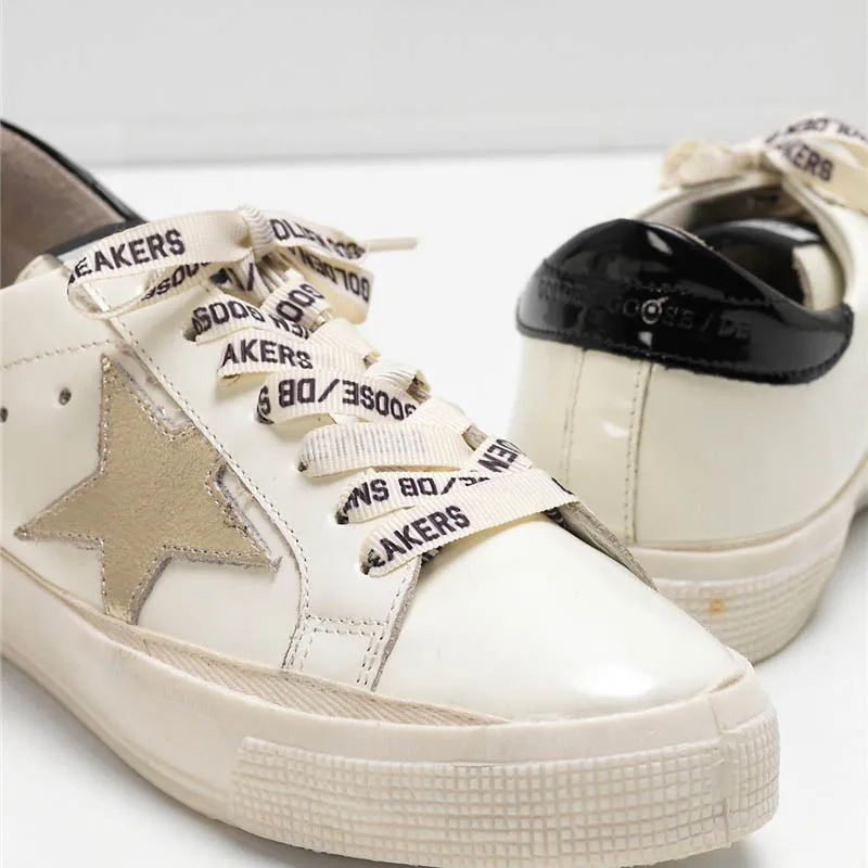 Goldens MAY Sneakers G30WS127.F73 Upper shiny calfskin leather Star in laminated leather Heel tab in shiny lWomen Shoes, 20colors
Goldens MAY Sneakers G30WS127.F73 Upper shiny calfskin leather Star in laminated leather Heel tab in shiny lWomen Shoes, 20colors