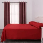factory wholesale customize twill fabric quilted cover bed flat sheet set