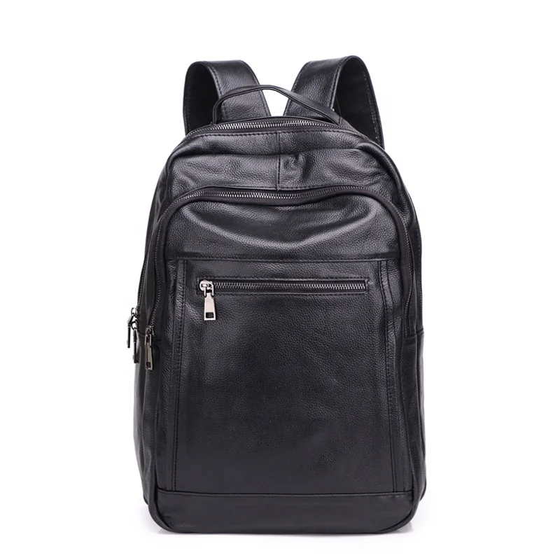 2019 hot sale small MOQ men's leather large capacity waterproof backpack bag H 
2019 hot sale small MOQ men's leather large capacity waterproof backpack bag H