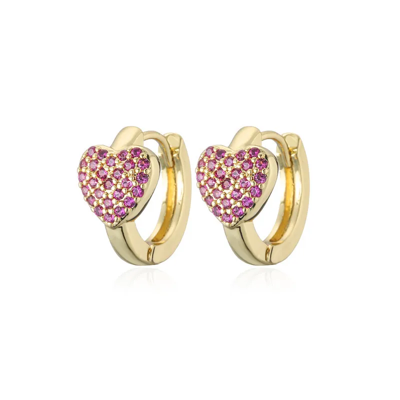 Hot Selling Lovely Design 18K Gold Plated Multi Color CZ Zircon Mini Heart Clip Stud Earring
Hot Selling Lovely Design 18K Gold Plated Multi Color CZ Zircon Mini Heart Clip Stud Earring