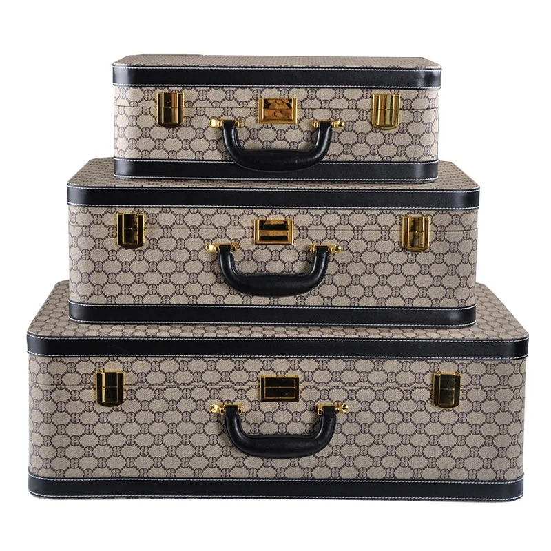 Sharemore Leather Pu Small Suitcase Boxes Set of 3 Birthday Wedding Decoration luggage set for Travel, Multi
Sharemore Leather Pu Small Suitcase Boxes Set of 3 Birthday Wedding Decoration luggage set for Travel, Multi