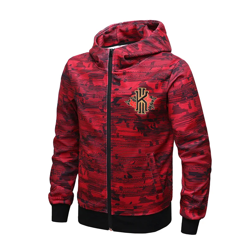 Wholesale Kyrie Irving Embroidery Basketball Zipper Jacket Men's Spring Autumn New Student Casual Sports Training Suit Jacket, Customized color
Wholesale Kyrie Irving Embroidery Basketball Zipper Jacket Men's Spring Autumn New Student Casual Sports Training Suit Jacket, Customized color