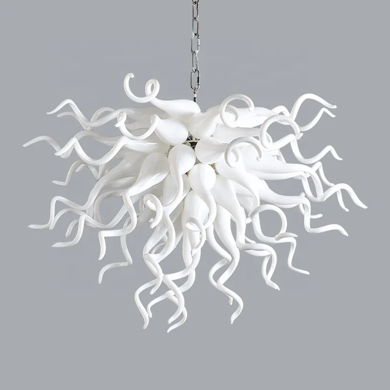 Contemporary White Chandelier LED Murano Glass Chain Lighting For Coffee Table Home Light
Contemporary White Chandelier LED Murano Glass Chain Lighting For Coffee Table Home Light