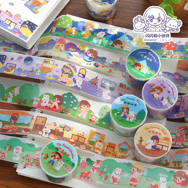 New Cute Washi Tape Scrapbooking Journal Decorative Adhesive Tapes DIY Material Stationery
New Cute Washi Tape Scrapbooking Journal Decorative Adhesive Tapes DIY Material Stationery