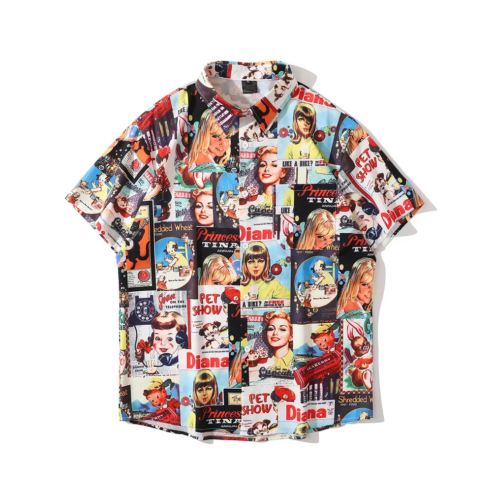 Custom Button Up Organic Cotton Knit Mens Streetwear Clothing Hiphop Top Aloha Printed Casual Shirts
Custom Button Up Organic Cotton Knit Mens Streetwear Clothing Hiphop Top Aloha Printed Casual Shirts