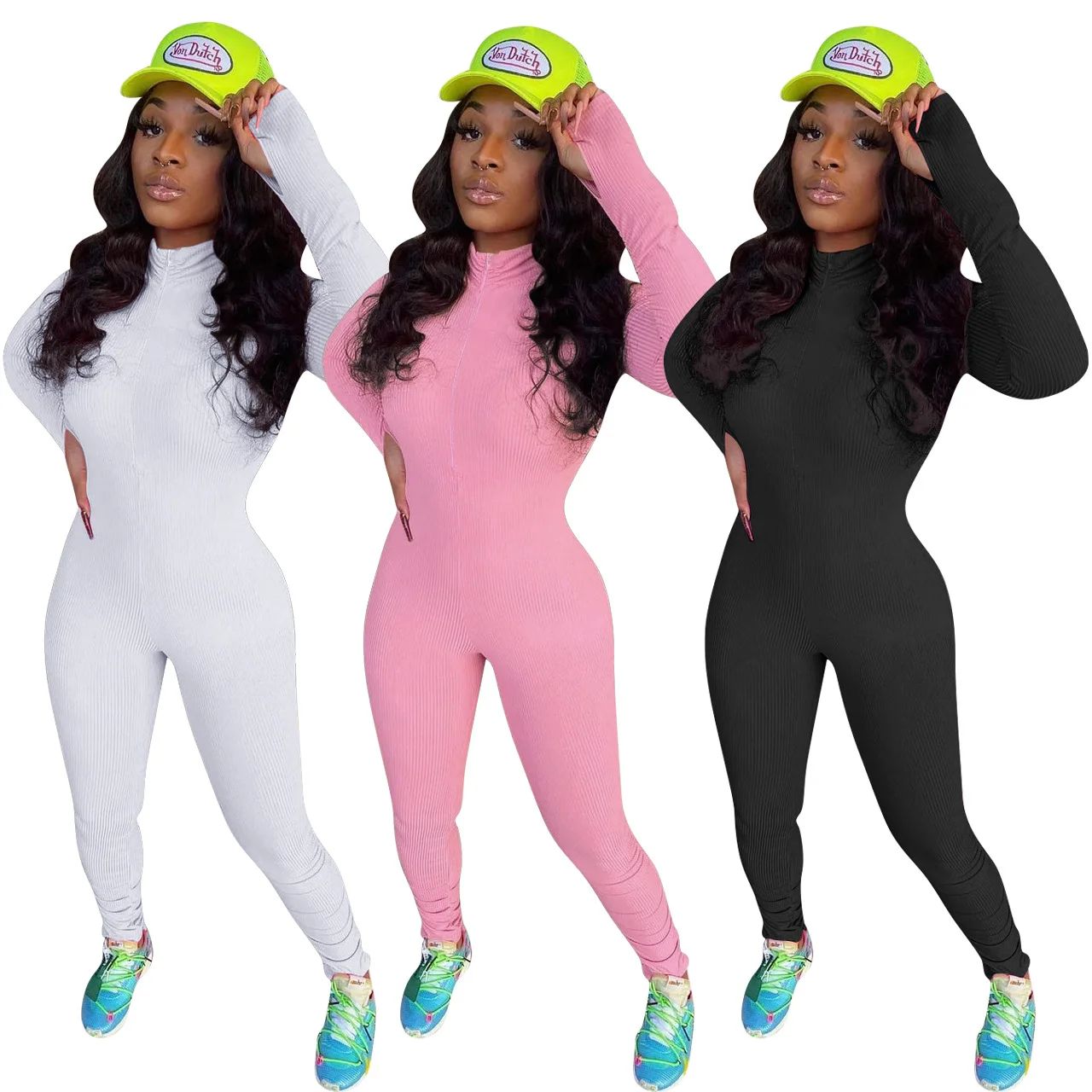 2021 New Styles Ladies Jumpsuit Round Neck Long-sleeved Thumb Buckle Tight-fitting Hip Pencil Jumpsuit Casual
2021 New Styles Ladies Jumpsuit Round Neck Long-sleeved Thumb Buckle Tight-fitting Hip Pencil Jumpsuit Casual