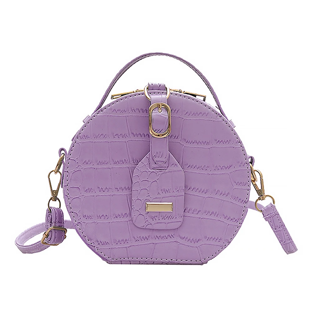 WESTAL Fashion cosmetic Round Handbag Crocodile Pattern PU Leather Small Hand Bag for Women Mini Crossbody Girl Evening Bags
WESTAL Fashion cosmetic Round Handbag Crocodile Pattern PU Leather Small Hand Bag for Women Mini Crossbody Girl Evening Bags