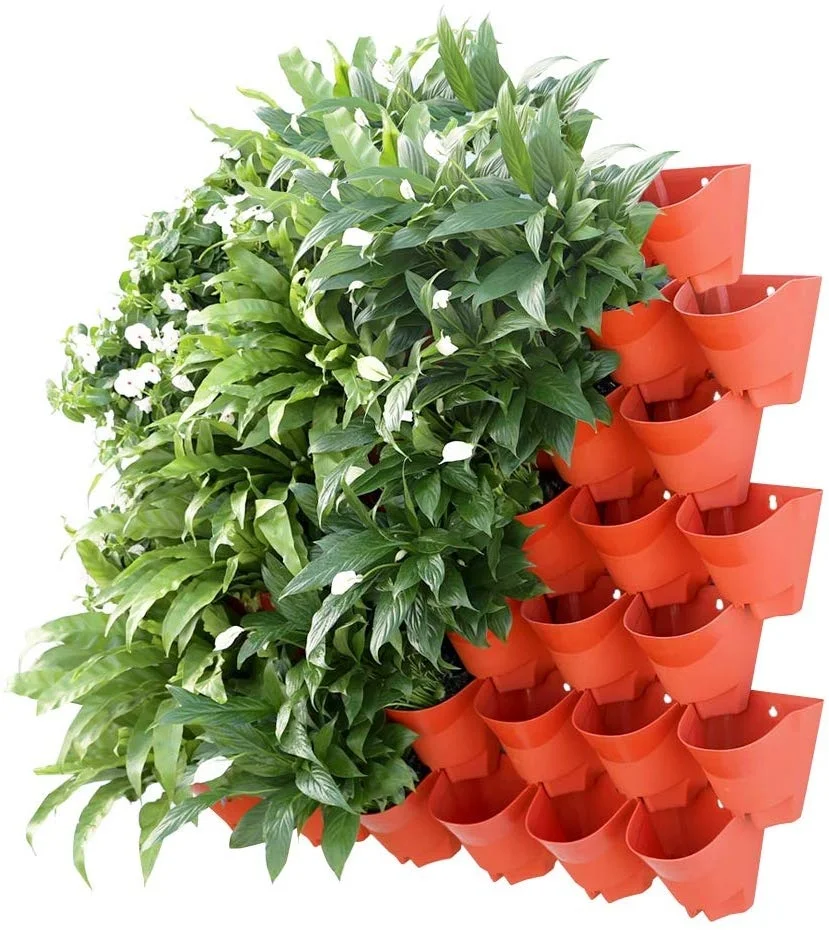 Outdoor plastic color semicircular tower living wall self watering vertical flower pots garden planters
Outdoor plastic color semicircular tower living wall self watering vertical flower pots garden planters