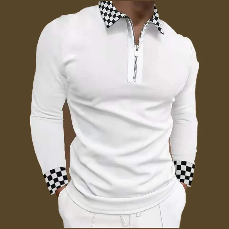 2021 fashion style Men Autumn Men's slim long Sleeve Polo Business Clothes Luxury Men Tee Shirt multi colors causal polo-shirt
2021 fashion style Men Autumn Men's slim long Sleeve Polo Business Clothes Luxury Men Tee Shirt multi colors causal polo-shirt
