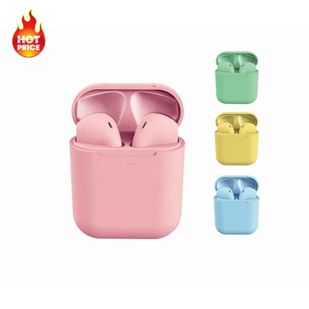 factory high quality 5.0 wireless earphones i12 tws Wireless Earphone Earbuds Inpods 12 With Touch Control Blue Pink Green 
factory high quality 5.0 wireless earphones i12 tws Wireless Earphone Earbuds Inpods 12 With Touch Control Blue Pink Green