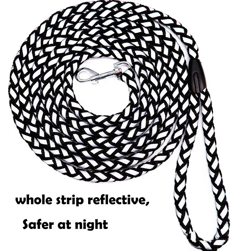 wholesale black white nylon dog leash Braided pet rope durable reflective night weave pet professional for small dog Teddy leash
wholesale black white nylon dog leash Braided pet rope durable reflective night weave pet professional for small dog Teddy leash