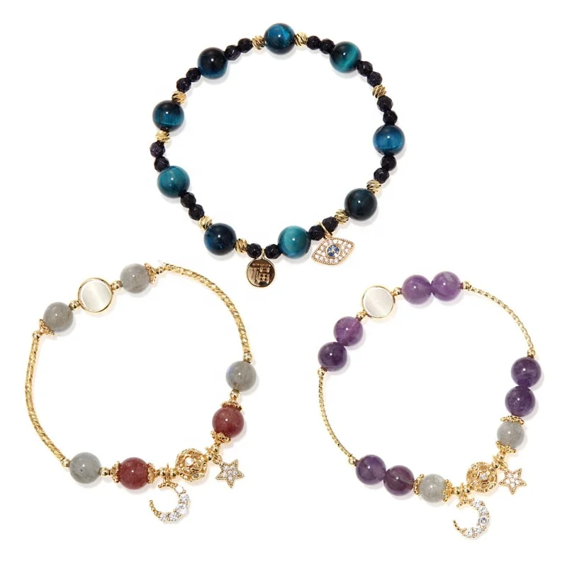 Luxury High Quality Natural Gemstone Natural Stone Blue Agate Beaded Stretch Bracelet Tiger Eyes Crystal Bracelet For Jewelry, Picture
Luxury High Quality Natural Gemstone Natural Stone Blue Agate Beaded Stretch Bracelet Tiger Eyes Crystal Bracelet For Jewelry, Picture