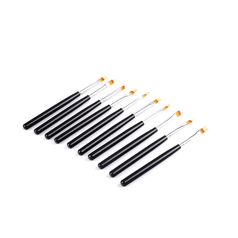 Premium Nail Art Brush Nylon Hair Round Tail Black Handle Petal Pen Nail Pen Nail Brush
Premium Nail Art Brush Nylon Hair Round Tail Black Handle Petal Pen Nail Pen Nail Brush