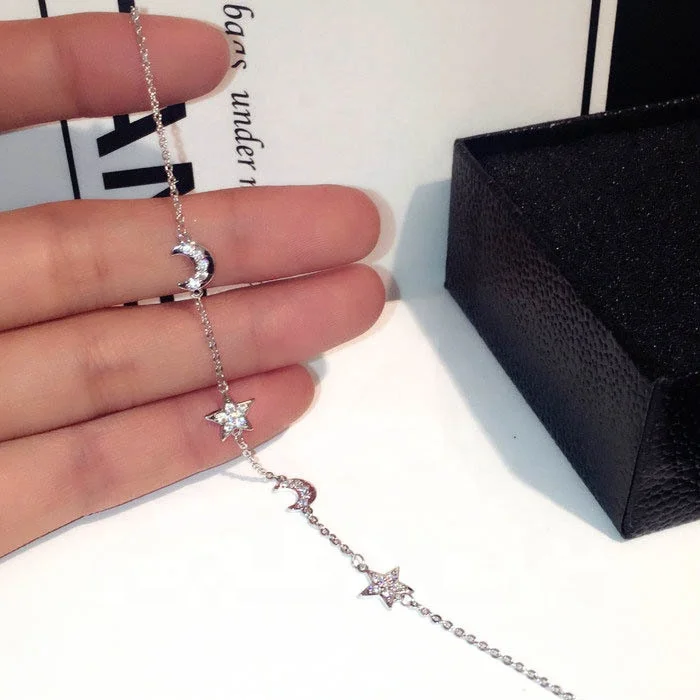 Moon rhinestone Bracelets For Women Luxury Brand New Fashion Jewelry Silver Color Charm Bracelets Bangles Girl, Picture shows
Moon rhinestone Bracelets For Women Luxury Brand New Fashion Jewelry Silver Color Charm Bracelets Bangles Girl, Picture shows