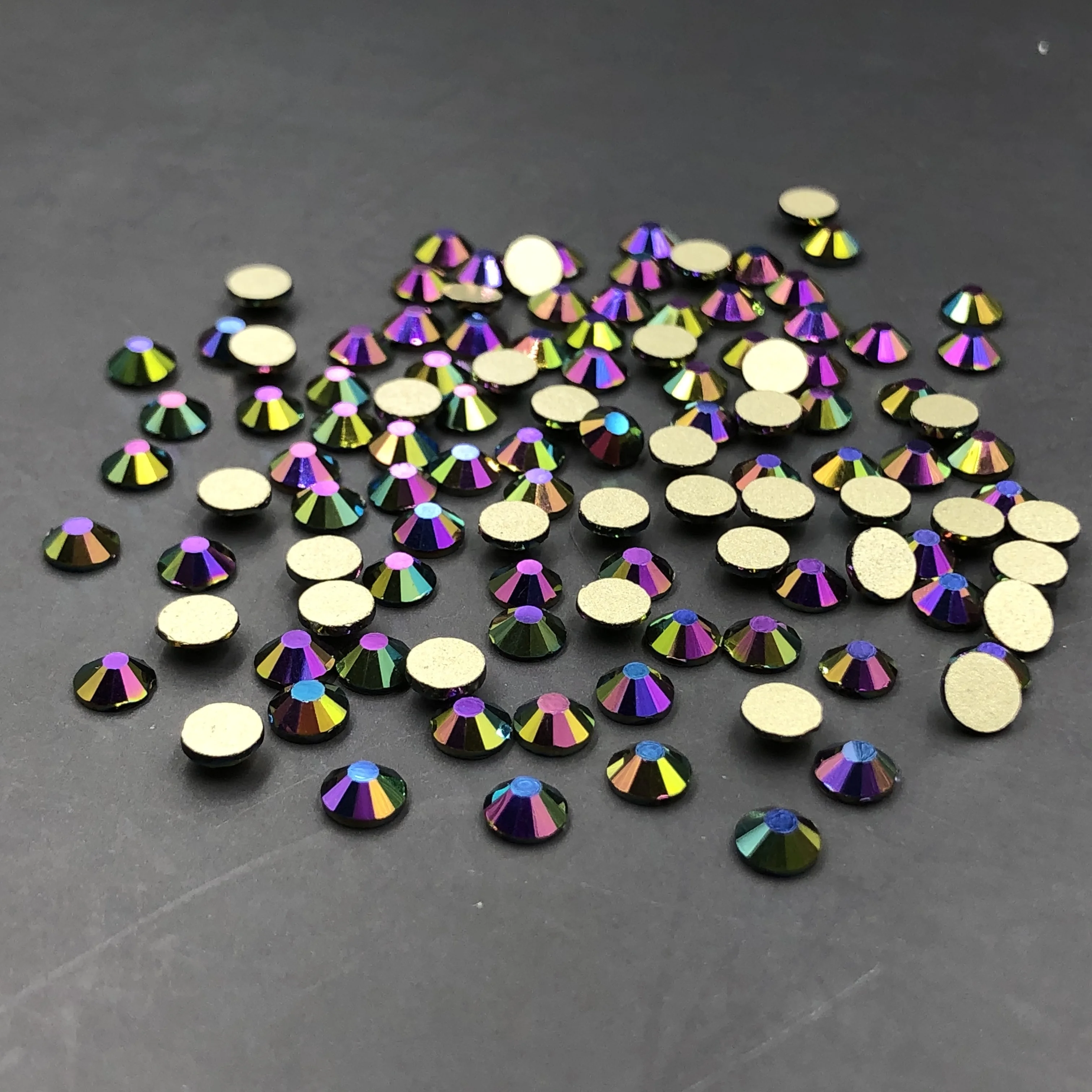 SS6 SS8 SS10 SS12 SS16 SS20 Colorful Strass Round Glass Flatback Green Magic Gold Rhinestones for Clothes
SS6 SS8 SS10 SS12 SS16 SS20 Colorful Strass Round Glass Flatback Green Magic Gold Rhinestones for Clothes
