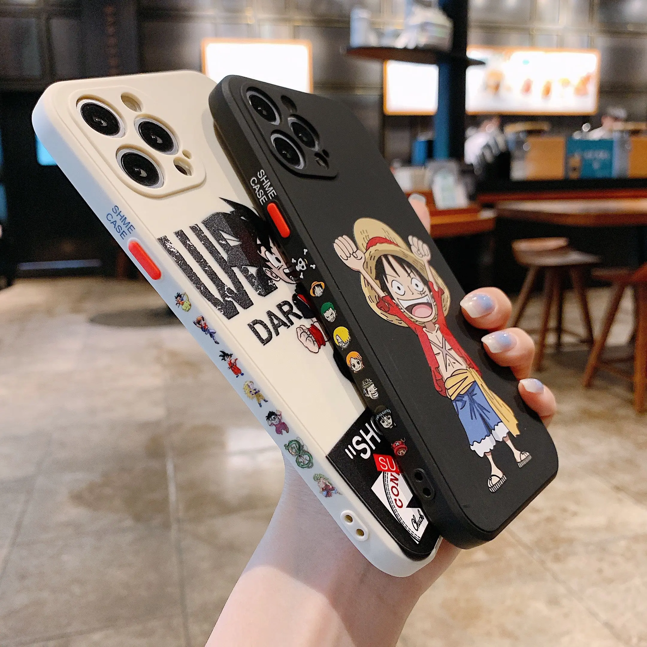 2021 Side Edge Printing Funny Cool Anime Goku Luffy Soft TPU Cartoon Phone Case Cover For iPhone 12 Pro Max 6 7 8 Plus
2021 Side Edge Printing Funny Cool Anime Goku Luffy Soft TPU Cartoon Phone Case Cover For iPhone 12 Pro Max 6 7 8 Plus