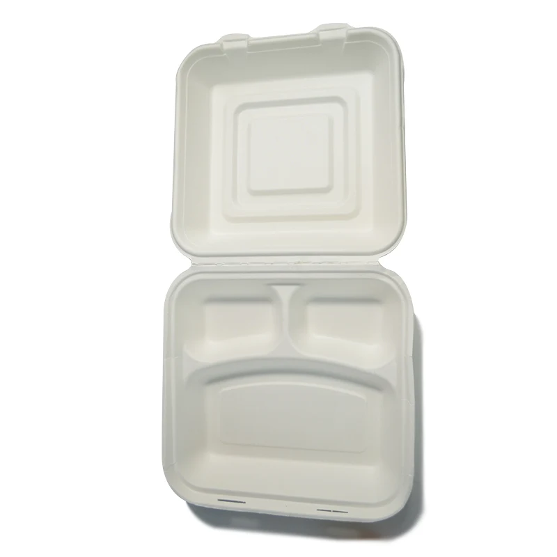 100% Biodegradable Eco Friendly Lunch Box Paper Takeaway Food Disposable Paper Food Tray with Lid
100% Biodegradable Eco Friendly Lunch Box Paper Takeaway Food Disposable Paper Food Tray with Lid