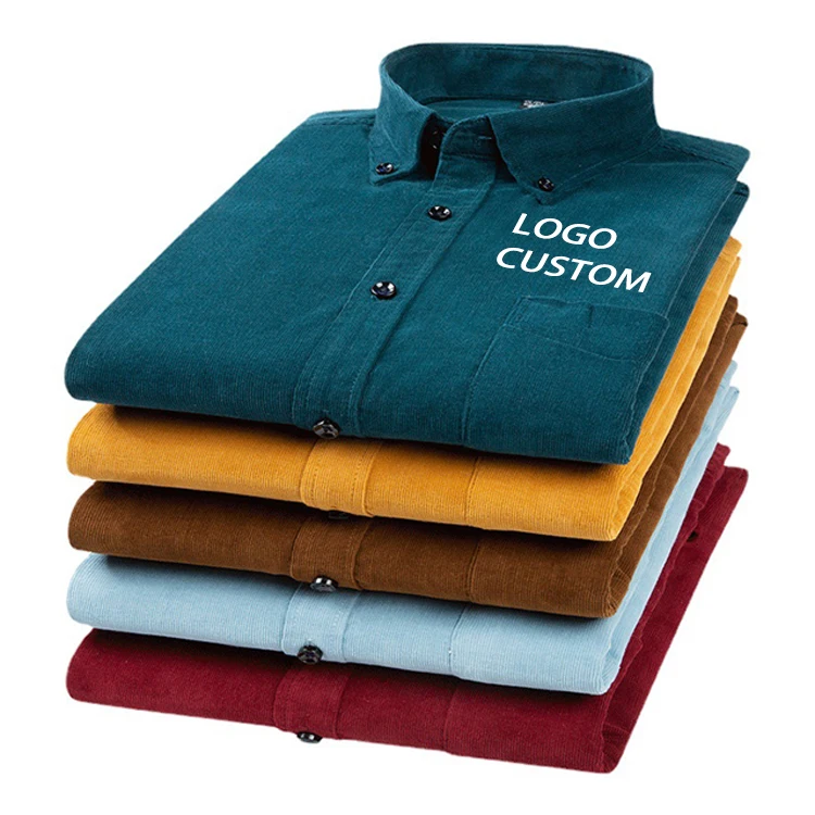 High Quality Vintage Casual Long Sleeve Solid Color Cotton Corduroy Clothing Shirts For Men's
High Quality Vintage Casual Long Sleeve Solid Color Cotton Corduroy Clothing Shirts For Men's