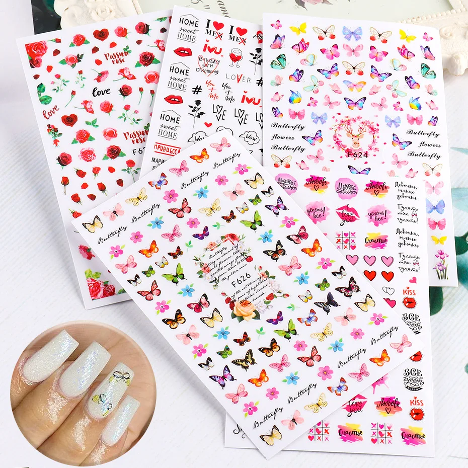 Summer Autumn Series Butterfly Rose Nail Art Ultra Thin Stickers,Brand Logo Nail Decal
Summer Autumn Series Butterfly Rose Nail Art Ultra Thin Stickers,Brand Logo Nail Decal