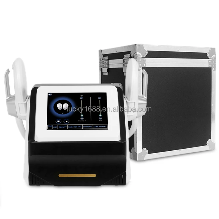 Body Sculpting Emslim Device Electro Magnetic Therapy Muscle Building Fat Burning Machine, Black & white
Body Sculpting Emslim Device Electro Magnetic Therapy Muscle Building Fat Burning Machine, Black & white