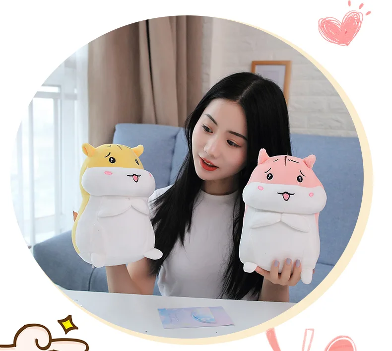 3d down cotton hamster doll 22cm birthday present doll