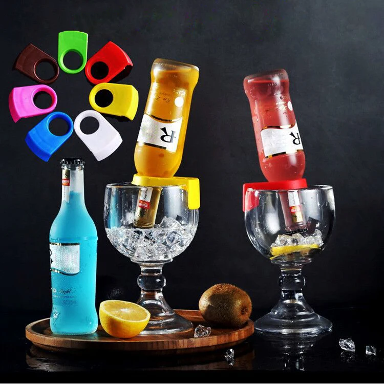 Mini Drinks Portable Bottle Buckle Holders On Glass Cup Beer Cocktail Bottle Holder Drinking Bar Clip Wine Bottles Rack, Pink,green,yellow,brown,red,white,blue
Mini Drinks Portable Bottle Buckle Holders On Glass Cup Beer Cocktail Bottle Holder Drinking Bar Clip Wine Bottles Rack, Pink,green,yellow,brown,red,white,blue
