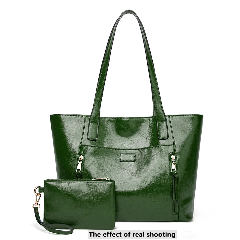 Factory Wholesale Color Selection Oil PU Leather Handbag Woman Tote Women Tote Shoulder Bags 2021 Leather Tote Bags For Women
Factory Wholesale Color Selection Oil PU Leather Handbag Woman Tote Women Tote Shoulder Bags 2021 Leather Tote Bags For Women