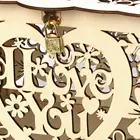 Gift Wedding DIY Large Wooden DIY Envelop Gift Card Boxes Money Box Holder With Lock Slot For Wedding Reception