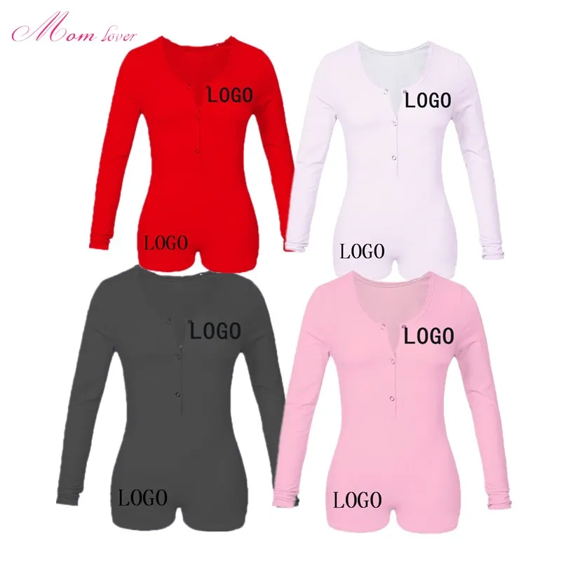 2021 China Factory plus size S-XXL long sleeve logo onesie pink onesie for women sleepwear logo onesie, Custom
2021 China Factory plus size S-XXL long sleeve logo onesie pink onesie for women sleepwear logo onesie, Custom