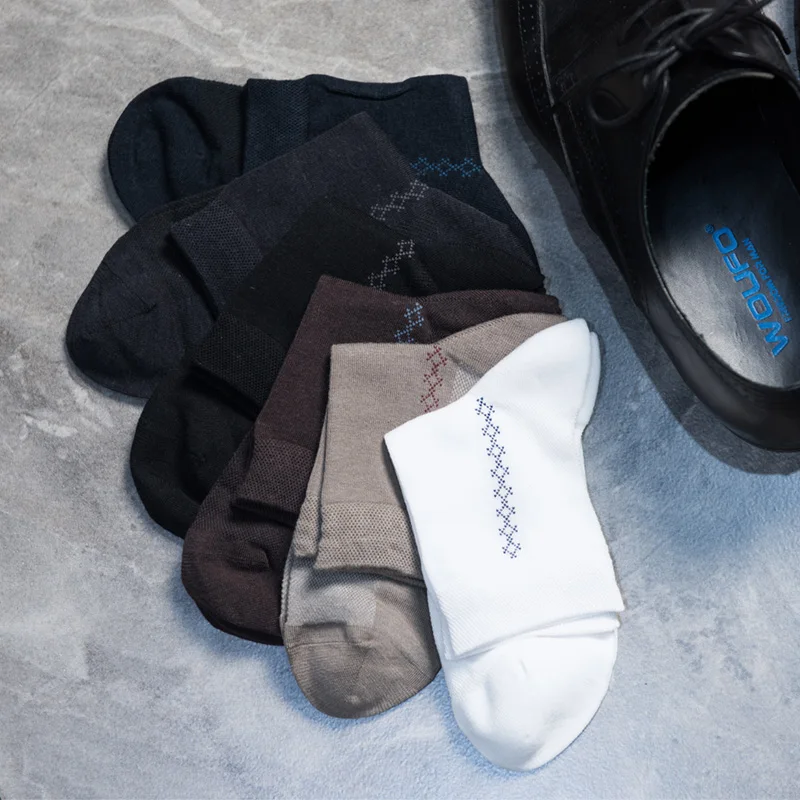 Wholesale casual summer ultra thin business bamboo work mens crew socks, Black, white, gray, dark blue
Wholesale casual summer ultra thin business bamboo work mens crew socks, Black, white, gray, dark blue