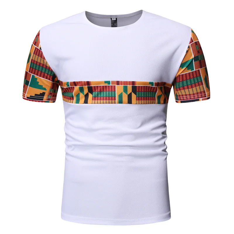 African men's T-shirt ethnic print o-neck short sleeve african print african clothing, 2 colors
African men's T-shirt ethnic print o-neck short sleeve african print african clothing, 2 colors