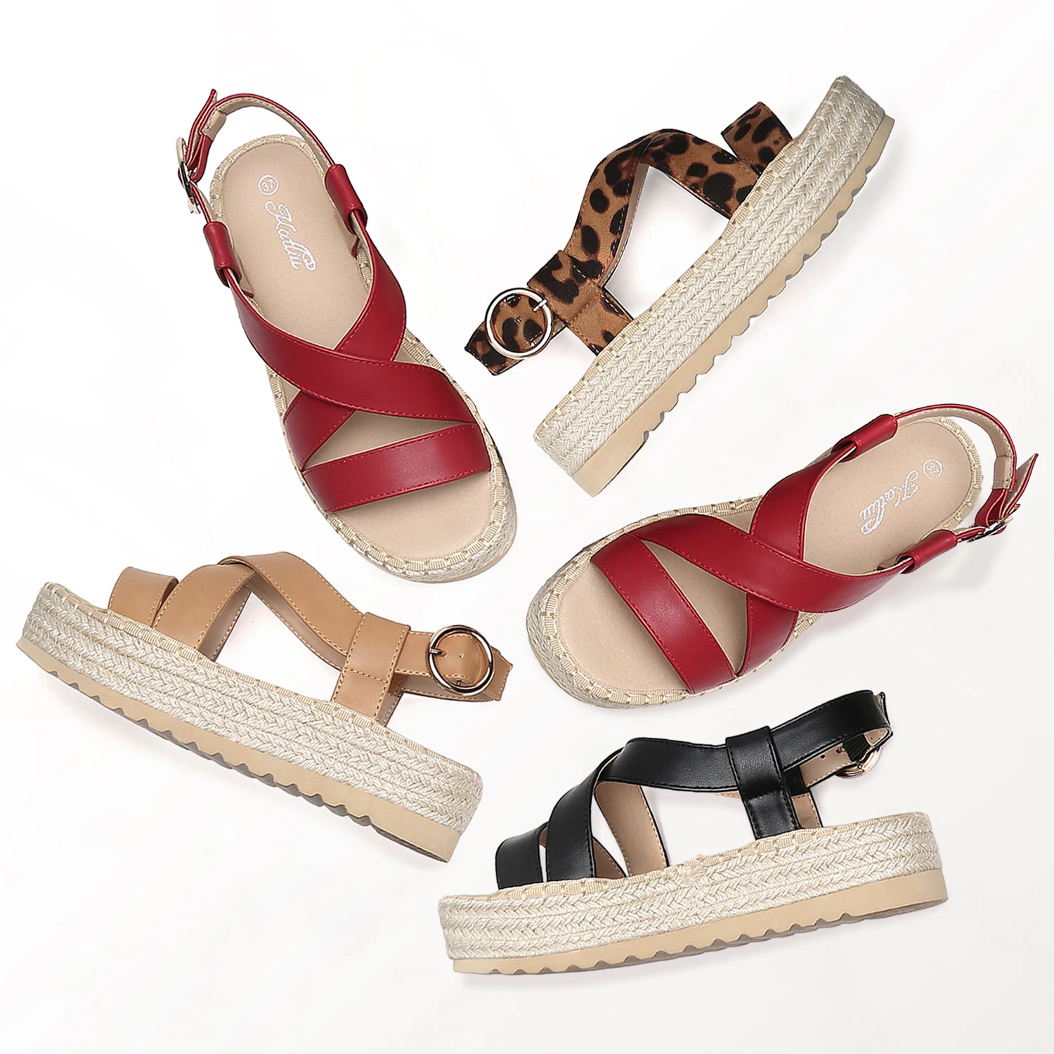 2021 Summer New Thick Soled Sandals Women'S Wholesale Fashion Chunky Heel Platform Sandals, 4 colors
2021 Summer New Thick Soled Sandals Women'S Wholesale Fashion Chunky Heel Platform Sandals, 4 colors