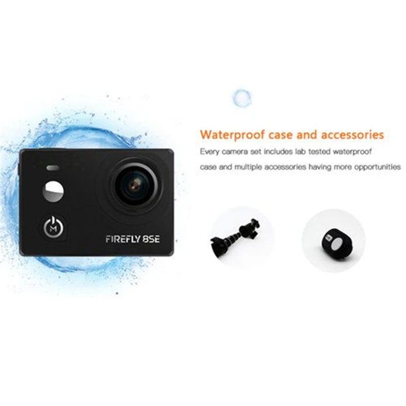 Hawkeye Firefly 8SE Action Camera With Touchscreen 4K 30fps 90/170 Degree Super-View FPV Sport Action Cam
Hawkeye Firefly 8SE Action Camera With Touchscreen 4K 30fps 90/170 Degree Super-View FPV Sport Action Cam
