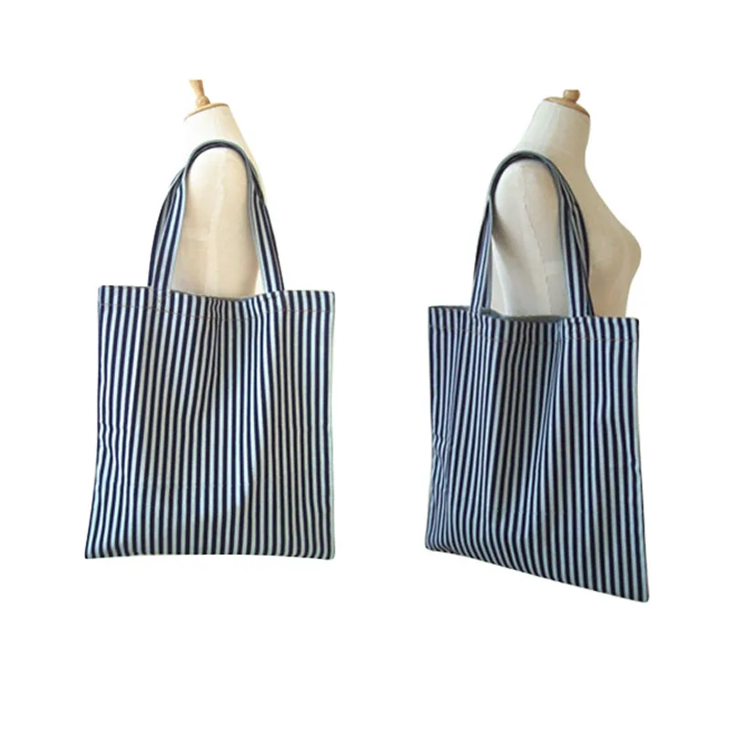Factory Wholesale Navy Style Large Capacity Handbag Women Canvas Striped Shoulder Bag, 1 colors 
Factory Wholesale Navy Style Large Capacity Handbag Women Canvas Striped Shoulder Bag, 1 colors