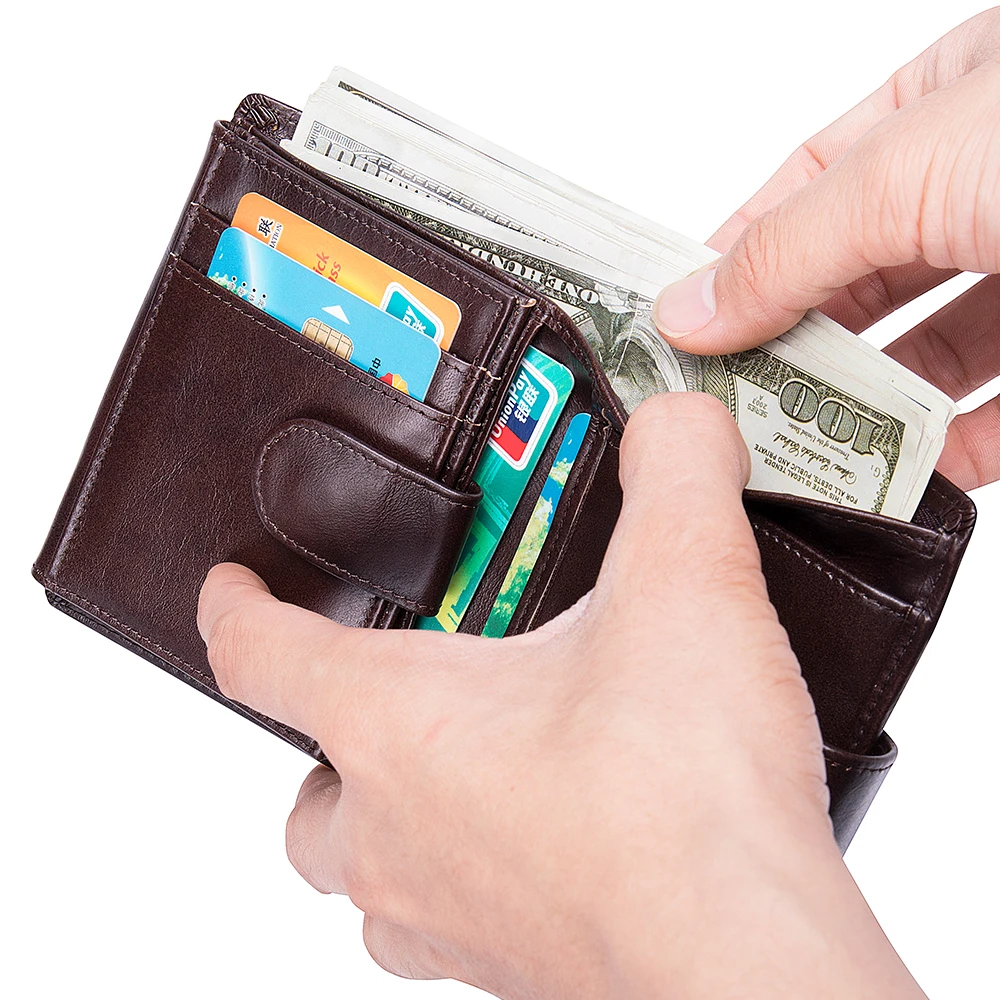 Westal 9049 Custom Bifold Genuine Leather Soft Bifold Rfid Wallets For Men Slim Coin Purse Card Holders Mens wallets, Coffee/dark coffee
Westal 9049 Custom Bifold Genuine Leather Soft Bifold Rfid Wallets For Men Slim Coin Purse Card Holders Mens wallets, Coffee/dark coffee